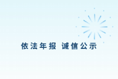 依法年报 诚信公示